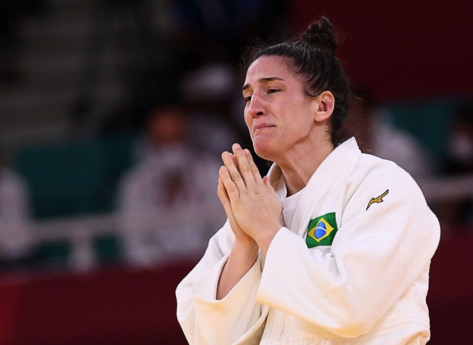 Mayra Aguiar, atleta da Sociedade de Ginástica Porto Alegre