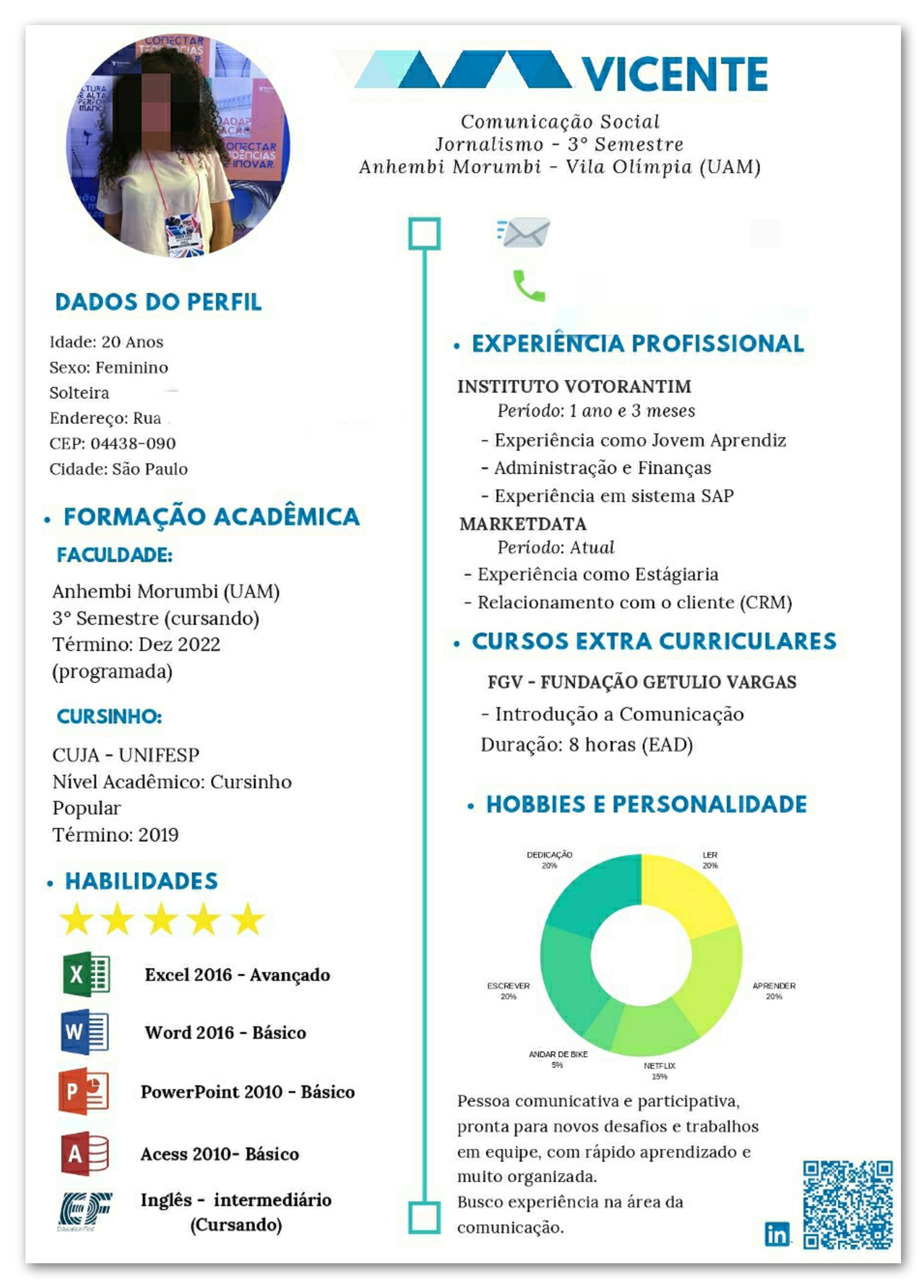 Gerador de Curriculum Vitae Online - Com Foto - 9 Modelos de Currículo