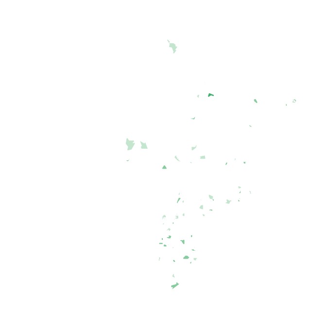 Mapa coroplético de prefeituras conquistadas pelo PSL