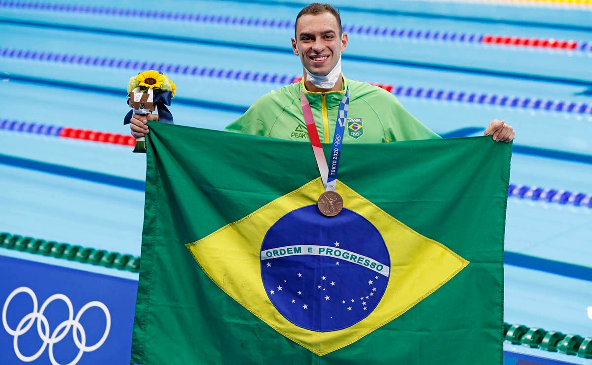 Em visita ao CT do Time Brasil, Fernando Scheffer brinca com apelido:  'Minha prova foi uma